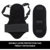 Motorcycle Back Protector for Mountain Biking Skating Skiing Detachable Thick EVA Protection Back Pad Cushion - L