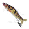 LIXADA 6.5 in / 2.0 oz Floating Fishing Lures with Treble Hook Life-Like Swimbait Fishing Bait 3D Eyes - Type 3