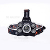 LED + T6 Strong Light Rechargeable Headlamp for Camping Fishing