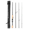 Portable Spinning Fishing Rod Travel Lightweight Carbon Fiber 4 Pieces Fishing Pole - 2.1m