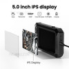 ALS5005 5 Inch IPS Display Endoscope Inspection Camera 1080P HD Borescope with 5.5mm IP67 Waterproof Camera