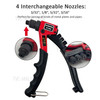 Hand Rivet Gun Heavy Duty Manual Riveter Hand Tool with 4 Interchangeable Heads 3/32 Inch 1/8 Inch 5/32 Inch 3/16 Inch