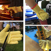 A401 1 Pair 63g Cut-Resistant Gloves Heat-Resistant Hand Protection Aramid Full-finger Gloves - XL