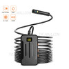 F300 2m Hard Wire Dual Lens 1080P 8mm Probe Industrial Endoscope 9-LED WiFi Waterproof Inspection Camera