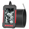 P40 5m Hard Wire 4.3 inch Screen Rechargeable 1080P Endoscope 6-LED 3.9mm Lens Waterproof Industrial Inspection Camera - Red