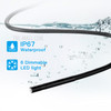 F220 5.5mm Industrial Endoscope WiFi Borescope Inspection Camera with 5M Semi-Rigid Cable