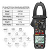 ANENG ST180 4000 Counts Digital Clamp Meter AC Current Multimeter Ammeter Voltage Tester - Black