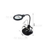 BEST BST-308L LED Lamp 2.5X/4X Magnifying Glass with Clips