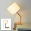 Creative Personality Small Robot Shaped Lighting Fashion Home Bedroom Bedside Wooden Table Lamp