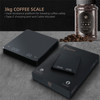 3kg/0.1g High Precision LCD Digital Scale Timer Electronic Weight Scale for Baking Tea Coffee