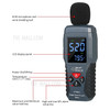 SMART SENSOR ST9604 Mini LCD Digital Audio Decibel Meter Sound Level Meter Noise Level Meter Sound Monitor 30-130dBA - Black