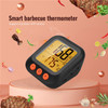 Digital LCD Display Smart Meat Thermometer with 4 Probes 262ft BT Distance APP Remote Control Timer Sharing Alarm Temperature Smart Cooking Thermometers for Barbeque Grill Oven Kitchen