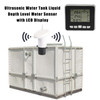 Water Level Sensor Transmitter Ultrasonic Water Tank Liquid Depth Level Meter Sensor with LCD Display