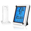 Indoor Outdoor Thermometer LCD Digital Hygrometer Temperature and Humidity Gauge Monitor with Backlight