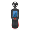 Digital Anemometer Handheld Wind Speed Meter Gauge Air Flow Velocity Measurement Thermometer with Max / Data Hold Mode