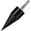 32mm Firewood Chop Drill Bit Wood Splitting Tool Cone Log Splitter Firewood Chopper Breaker Drill Bits - Round Handle