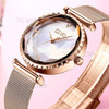 CIVO 8116 Anti-knock Fashion Business Watch Luminous Hands Quartz Watch with Stainless Steel Strap for Women - Rose Gold Dial