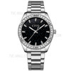 CIVO 8118 Fashion Women Hands Quartz Watches Anti-knock 3ATM Waterproof Business Watch with Rhinestone Decorated - Silver
