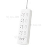 XIAOMI MIJIA Power Strip 4 Sockets 4 Individual Control Switches 3 USB Ports Extension Sockets Charger