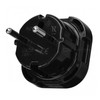 10Pcs/Set EU to UK AC Power Travel Plug Adapter Socket Converters - Black