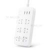 Xiaomi CXB6-1QM 3-USB-Port + 6 International Combination Power Jacks Plug Charger Adapter - CN Standard Plug