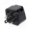 WD16W Universal UK/US/EU Plug to AU Plug Conversion Adapter Travel Power Adapter - Black