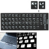 Thai Learning Keyboard Layout Sticker for Laptop / Desktop Computer Keyboard(Black)