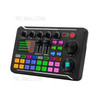 F998 External Sound Card  Intelligent Volume Adjustable Audio Mixer for Phone Computers Live Sound