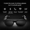 LEMONDA E10 TWS Bluetooth Call Music Anti-glare Smart Audio Glasses IPX5 - Male/Black