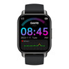 P66 Bluetooth Call Smart Watch Waterproof 1.85 Inch Full Touch Sleep Monitor Fitness Bracelet Smartwatch - Black
