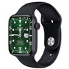 H7 1.92 inch Square Screen Sports Smart Watch Wireless Charging Sleep Heart Rate Monitoring Smart Bracelet - Black / Black Strap