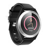 G50S Silver Frame IP67 Waterproof Smart Sport Watch with Blood Pressure Tracker - Black