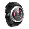 G50S Silver Frame IP67 Waterproof Smart Sport Watch with Blood Pressure Tracker - Black