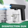 Disinfection Gun Outdoor Indoor Handheld Disinfection Tool Set Blue Light Wireless Portable Rechargeable - Black