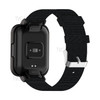 For Xiaomi Redmi Watch 2 Lite Strap Nylon Canvas Watch Band Replacement Breathable Wristband - Black