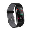 F10 0.96 inch Colorful Display Sleeping Heart Rate Monitor Bluetooth 4.0 Smart Wristband for Android - Grey