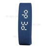 H5S Smart Bracelet LED Display Silicone Band Real-time Heart Rate Monitor - Dark Blue