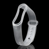 Clear Jelly Soft Silicone Watch Strap for Xiaomi Mi Band 3 - Transparent