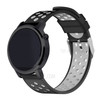 Two-tone Silicone Watch Band Strap for Xiaomi Huami Amazfit Stratos 2 / 2s - Black / White