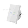 SONOFF T0EU2C-TX 86 WiFi Smart Wall Switch APP Remote Control for Alexa Google Home EU Plug - 2 Gang