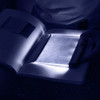 Book Wedge Reading Night Light, 3 LED Bright Panel Travel Lamp