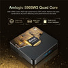 X98 Plus 4+32GB TV Box Android 11 Amlogic S905W2 4K 60fps 2.4G/5G WiFi 100M Ethernet Media Player - US Plug