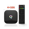 Q Plus Quad Core Allwinner H6 Android 9.0 TV Box WiFi Media Player 4+32GB - EU Plug