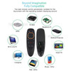 G10 2.4GHz Wireless Air Mouse USB Receiver Remote Control for PC Android TV Box Laptop Notebook - Black