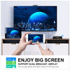 R9 Android 9.0 TV Box Amlogic S905W Quad Core cortex-A53 Chip Media Player Dual 2.4GHz/5GHz Dual-WiFi BT Support 4K 3D Smart TV Box - EU Plug