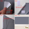 Portable Foldable Projector Screen Metal Layer Light Resistant Home Movie Reflective Screen (133inch 16:9)