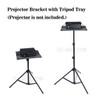 T160 Projector Tripod Stand Adjustable Laptop Floor Stand DJ Equipment Studio Stand Mount Holder