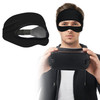 VR Eye Mask Adjustable Breathable VR Sweat Band VR Face Cover Padding for Men and Women - All Black