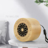 A1 Wooden Cylinder Speaker Bluetooth 5.0 Wireless Music Player Subwoofer with Lanyard