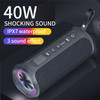 CYBORIS CYB-S7 RGB 40W Subwoofer IPX7 Waterproof TWS Bluetooth Speaker